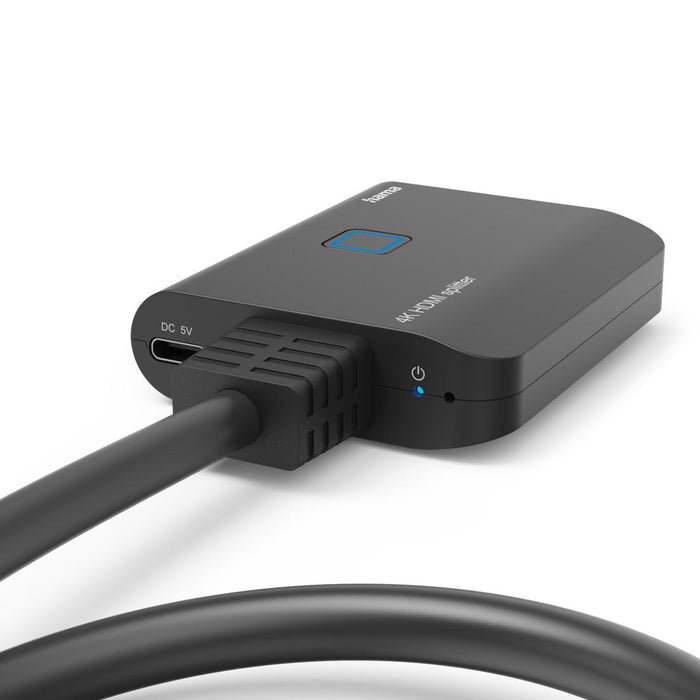 HAMA Splitter 4K HDMI male - 2 x HDMI female, black