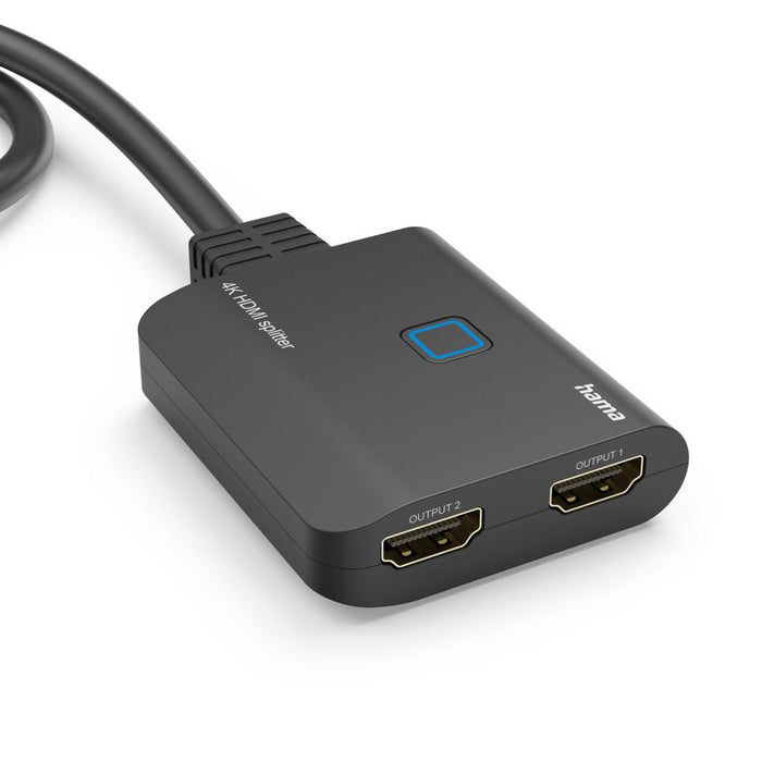 HAMA Splitter 4K HDMI male - 2 x HDMI female, black