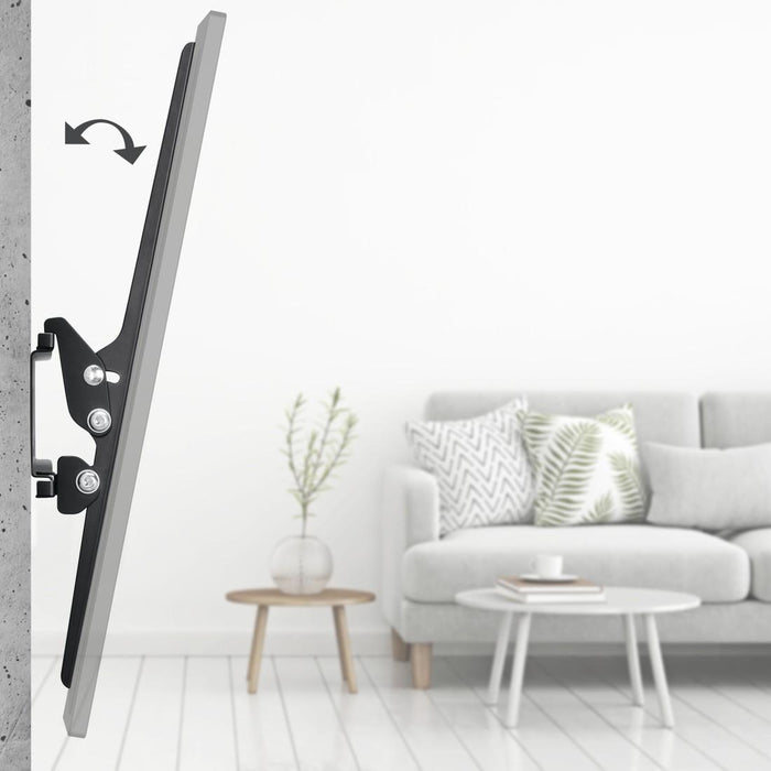 Wall mount for TV, FIX, black, 600x400, 190 cm (75"), 220814