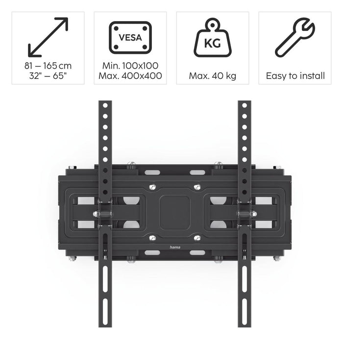 Hama FULLMOTION TV wall mount, 165 cm (65"), 220830
