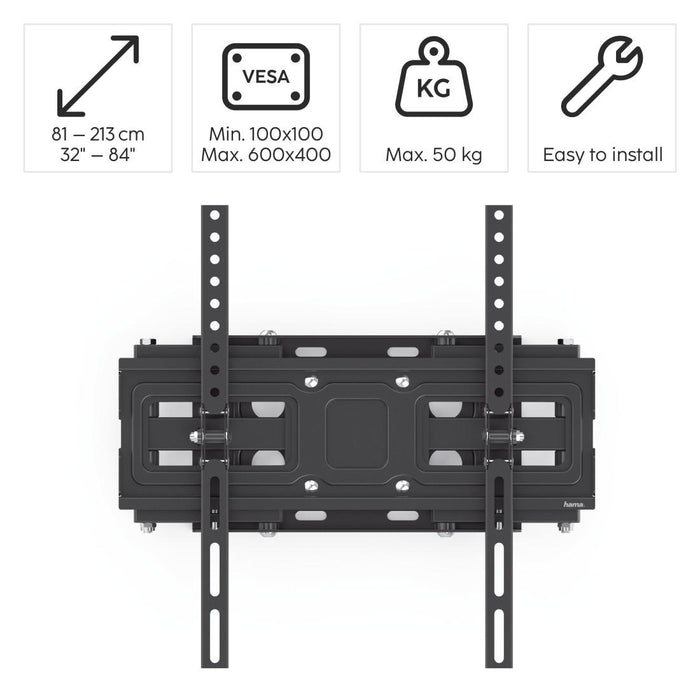 TV wall mount HAMA, 213 cm (84") up to 50 kg, 220831
