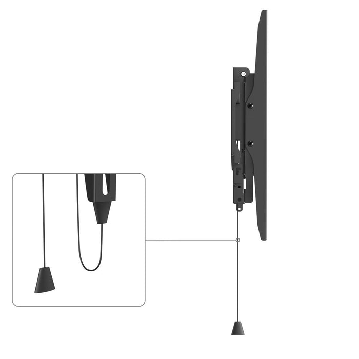 TV wall mount, 229 cm (90") up to 50 kg, anti-theft