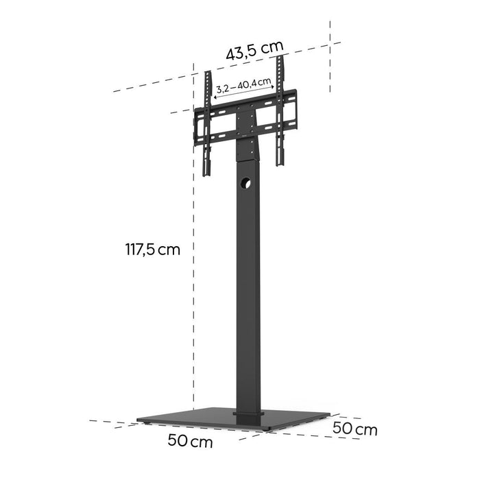 HAMA TV stand, adjustable, 165 cm (65"), up to 35 kg, 220868