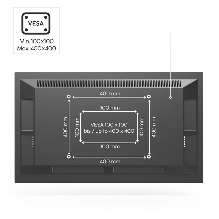HAMA TV stand, adjustable, 165 cm (65"), up to 35 kg, 220868