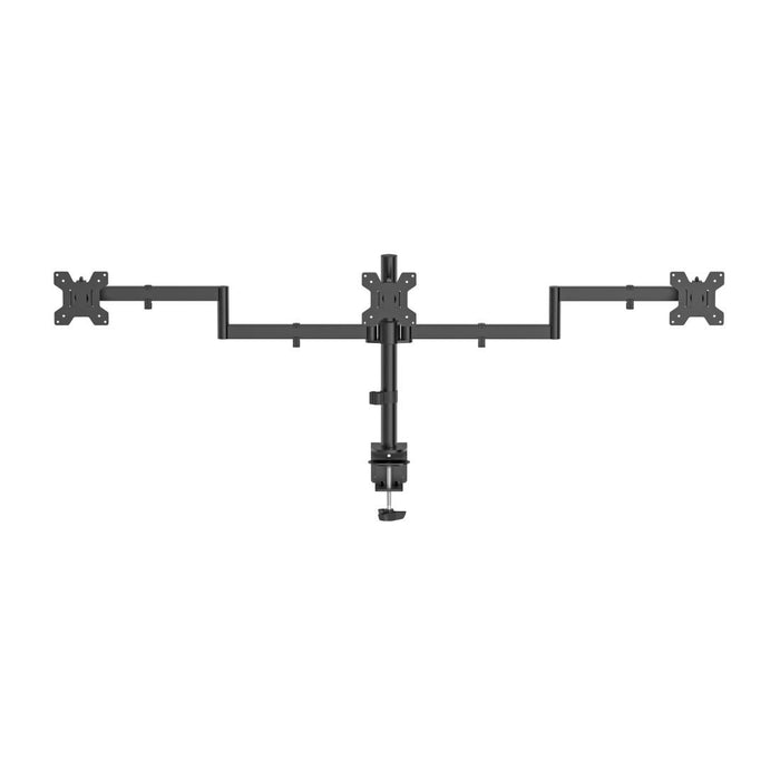 HAMA 3-Monitor Stand, Adjustable Height, 13" - 27"