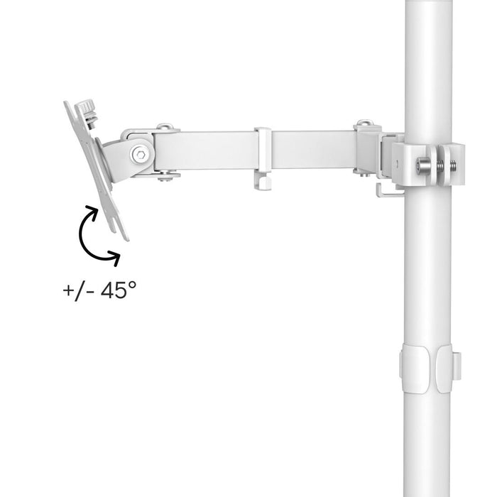 HAMA Desk monitor stand (13" - 35"), adjustable, 2 arms, 12kg, white