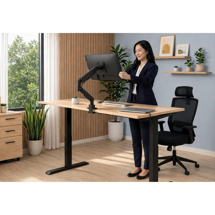 HAMA Desk monitor stand, 17"-35", adjustable, gas spring