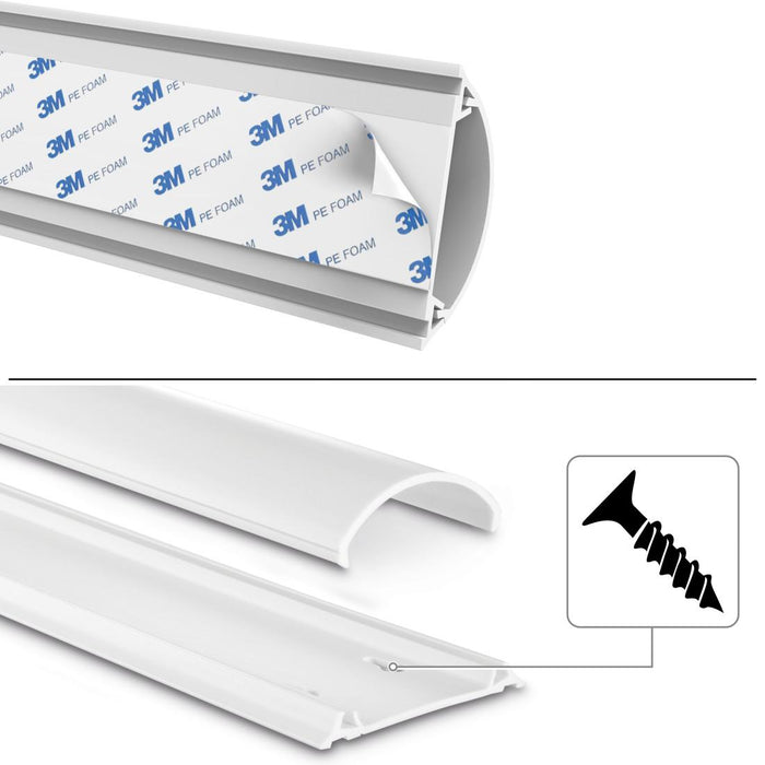 PVC channel for hiding a cable-100x7x2.1 cm, 220894