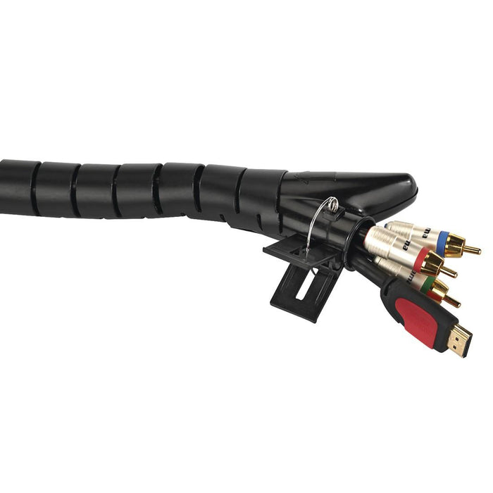 Hose spiral black Easy Cover 2.5 mx 20 mm, 220996