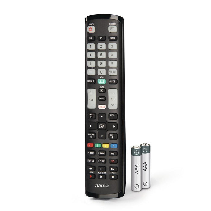 HAMA Universal remote for Samsung TV, IR, learnable, illuminated buttons