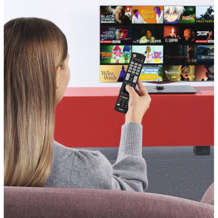 HAMA Universal remote for LG TV, Illuminated buttons, learnable