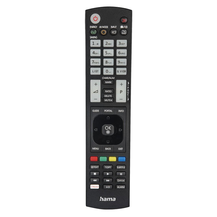 HAMA Universal remote for LG TV, Illuminated buttons, learnable