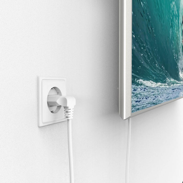 HAMA power cable, 90° angled, 221102