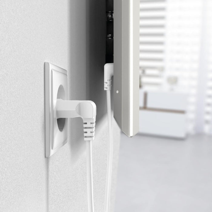 HAMA power cable, 90° angled, 221102