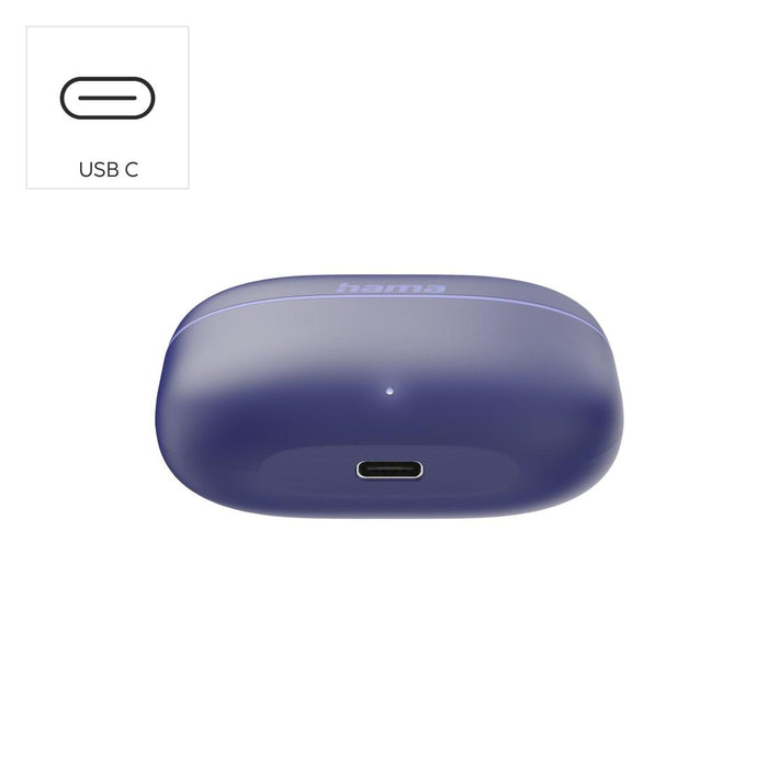 HAMA Bluetooth headphones "Freedom Buddy II", True Wireless, Purple