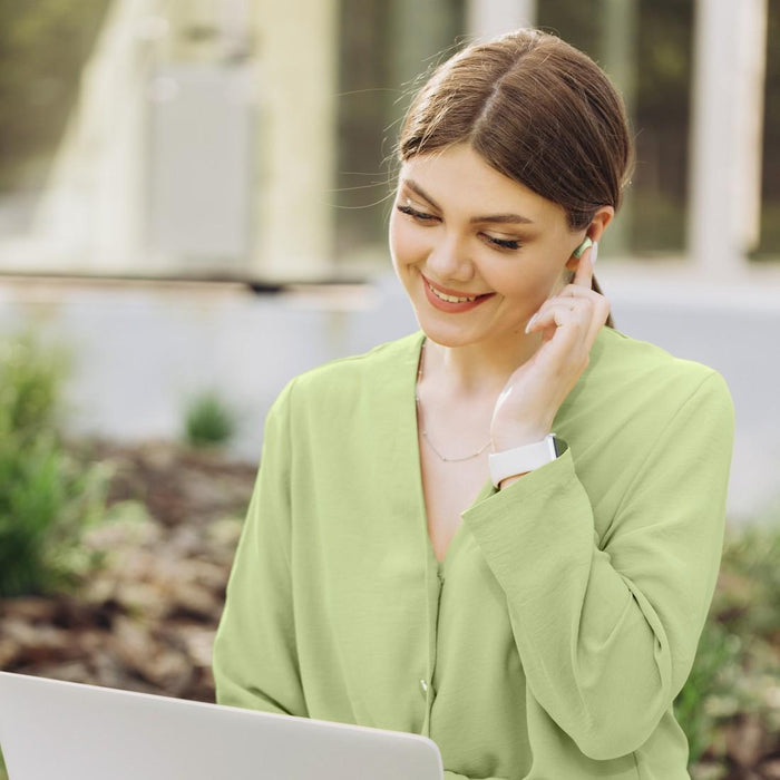 HAMA Bluetooth headphones "Freedom Buddy II", True Wireless, Green