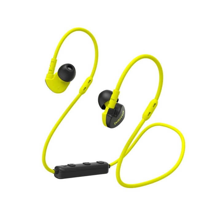 HAMA Bluetooth headphones, sports, "Freedom Athletics III", with microphone, yellow and black