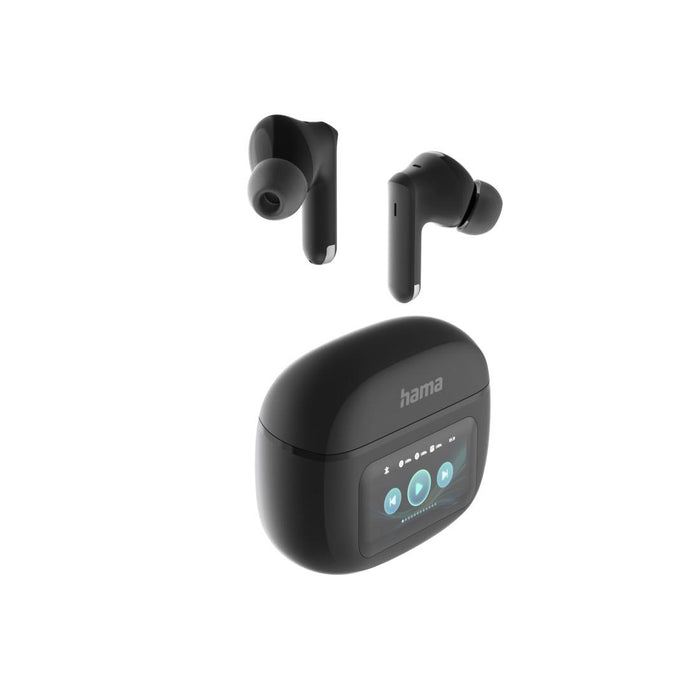 HAMA Bluetooth headphones "Spirit Touch", TWS, ANC, with touch display, black
