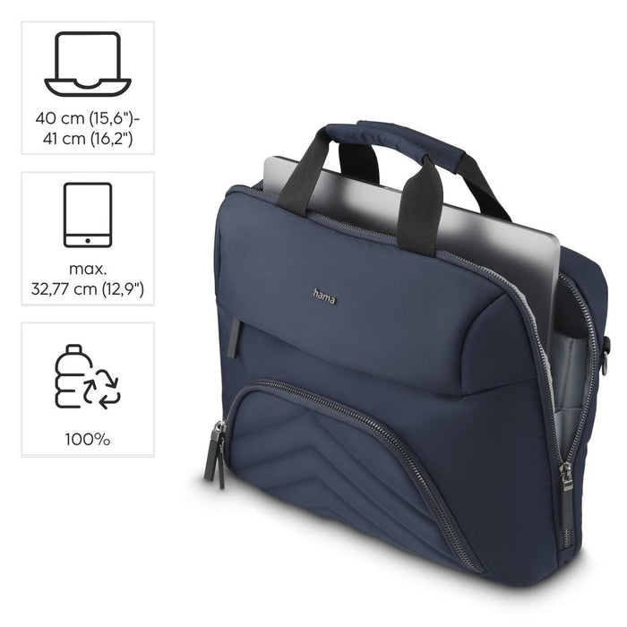 HAMA Laptop bag "Premium Lightweight", 40 - 41 cm (15.6"- 16.2"), dark blue