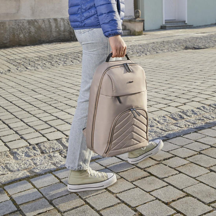 HAMA "Premium Lightweight" laptop backpack, up to 41 cm (16.2"), beige