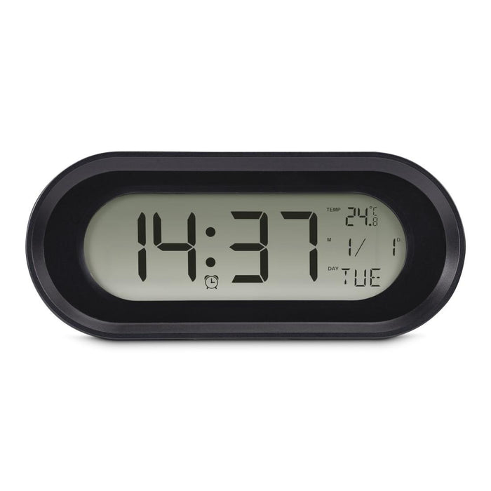 HAMA Digital alarm clock "Samos", LCD, black