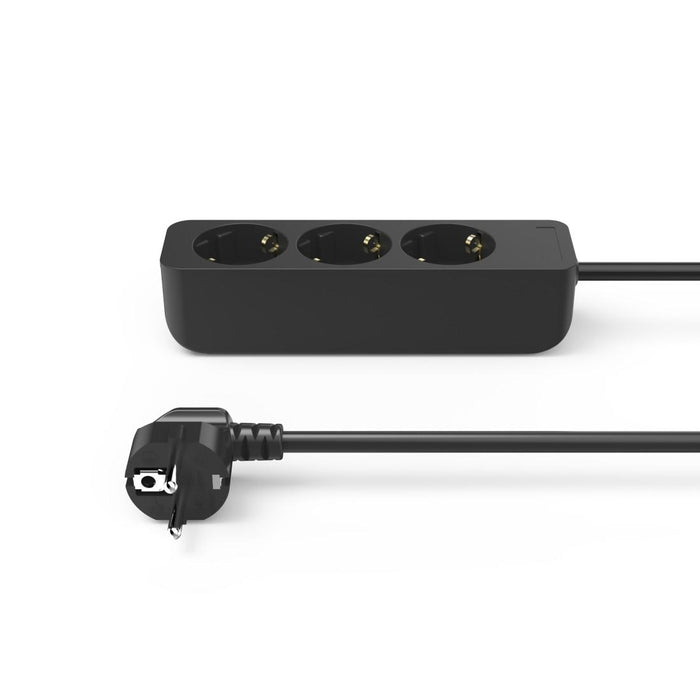 HAMA 3-socket power strip, 1.4m, black