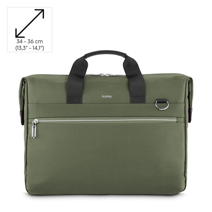 HAMA Laptop bag "Ultimate", 34 - 36 cm (13.3" - 14.1"), green