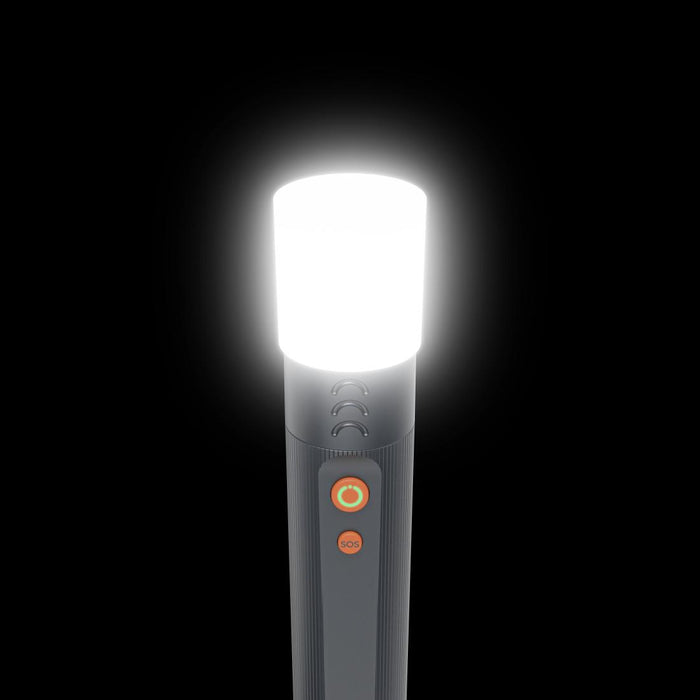 HAMA LED Flashlight FLX1200-C, rechargeable, shockproof, aluminum, 4 modes + SOS