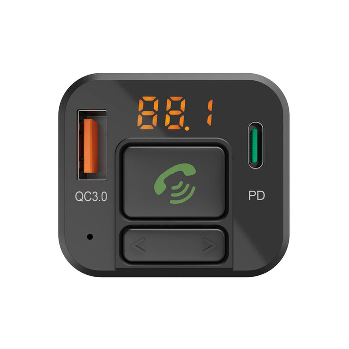 FM Transmitter HAMA, Bluetooth function, Handsfree, 1xUSB-C, 1xUSB-A, 14169