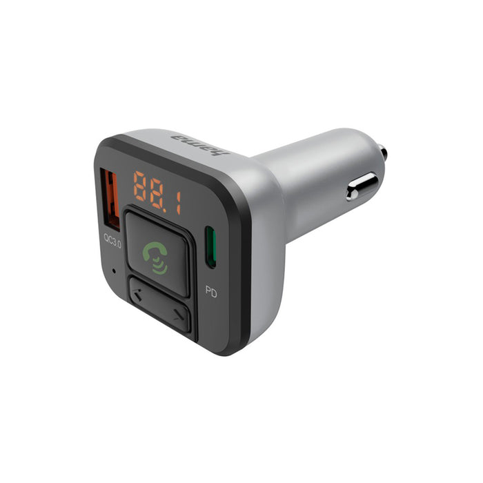 FM Transmitter HAMA, Bluetooth function, Handsfree, 1xUSB-C, 1xUSB-A, 14169