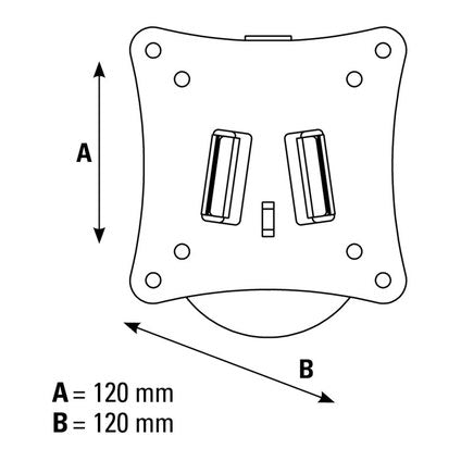 TV STAND HAMA ULTRASLIM FIX