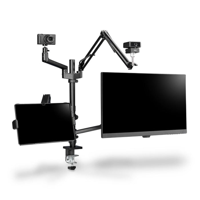 Streaming monitor stand, 4 arms, HAMA-04663