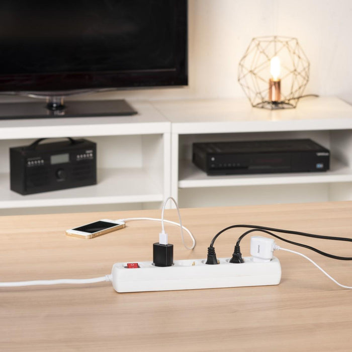 HAMA power strip, 5 sockets, 1.4m, 47842