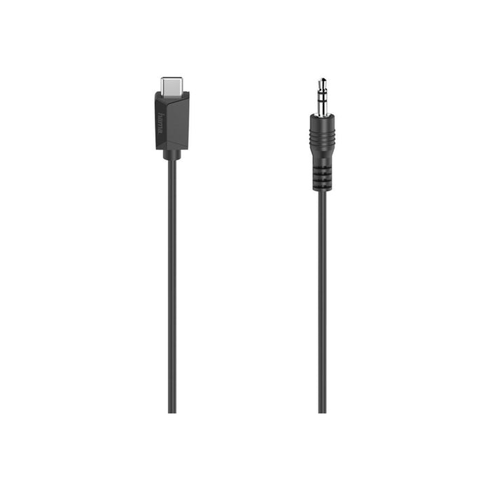 HAMA Audio cable USB-C - 3.5mm stereo jack, 0.75 m
