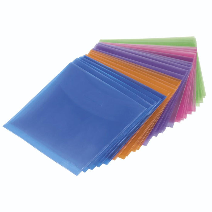 HAMA Protective envelopes for CD/DVD, 100 pcs., colored