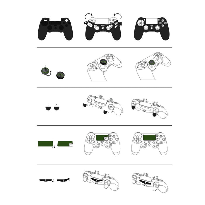 HAMA Undead 7in1 Accessory Set for PS4/SLIM/PRO