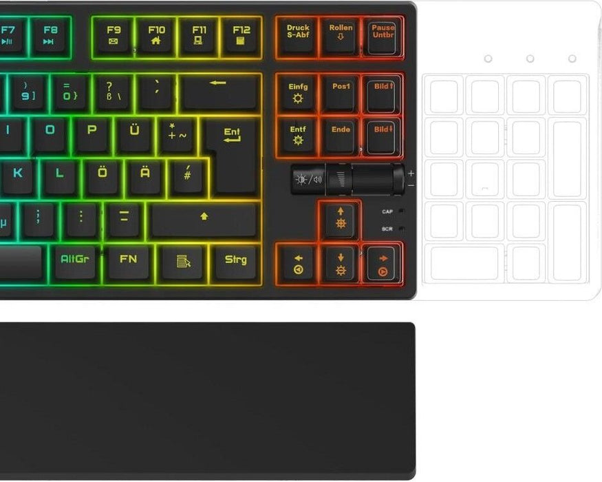 HAMA uRage Gaming Keyboard "Exodus 860 Mechanical", Red Switch, 186076