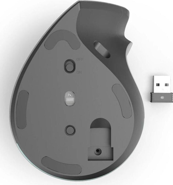 HAMA Wireless Ergonomic Vertical Mouse "EMW-700", multi-device, anthracite