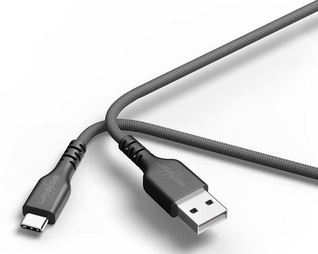 HAMA uRage USB uFlex cable, USB-A - USB-C, 2.20 m, black