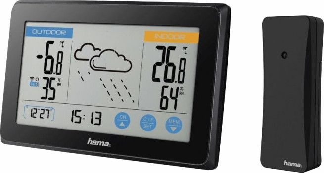 Hama Touch Weather Station - Black