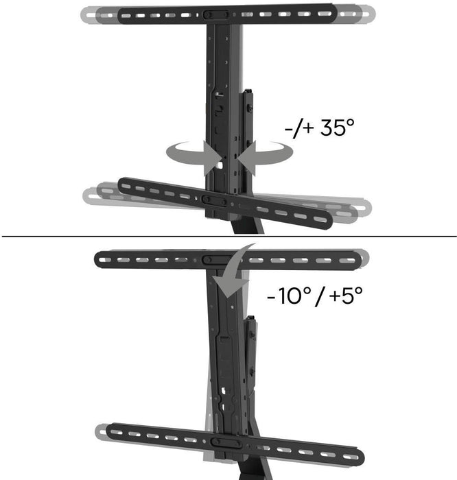 HAMA TV Stand "Design" up to 165cm / 65" /, up to 40 kg