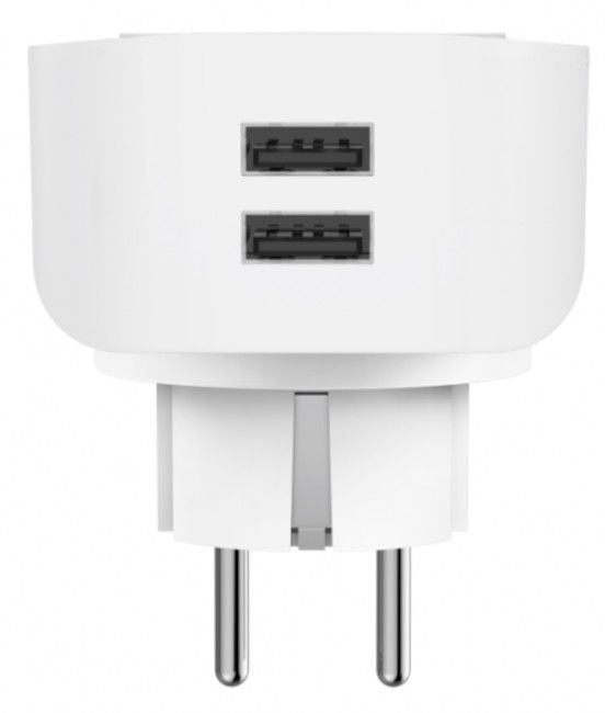 HAMA Smart WiFi socket, 2 USB ports, 2300 W, 10 A, HAMA-176612