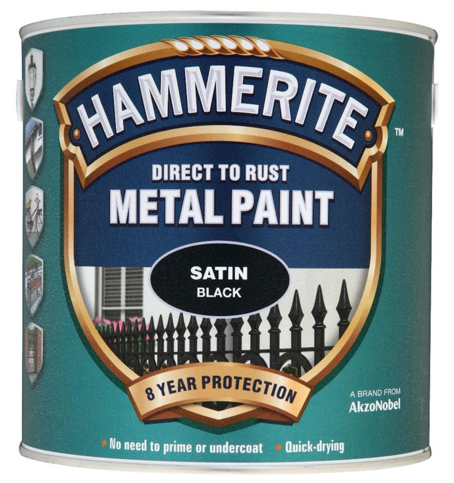 PAINT HAMMERITE 750 ML BLACK MAT