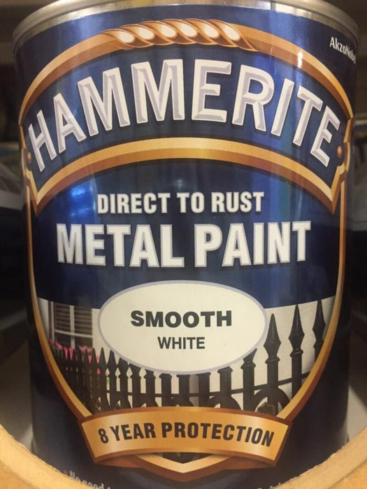 HAMMERITE PAINT 750 ML GLOSS WHITE