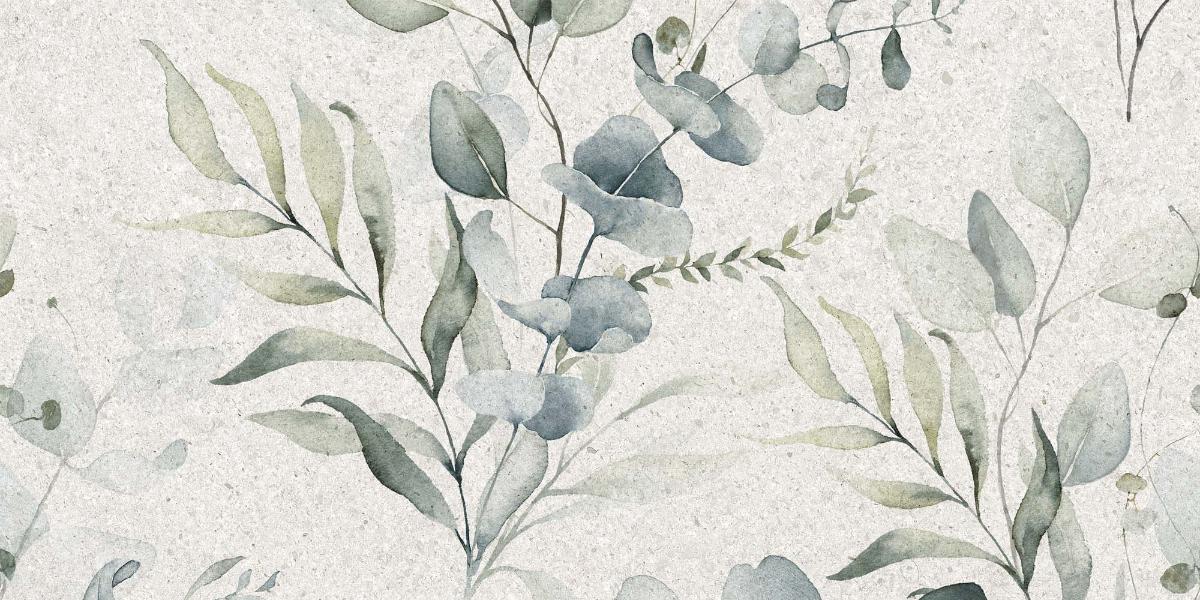 DECOR 60X60 ETHER LEAF GREY
