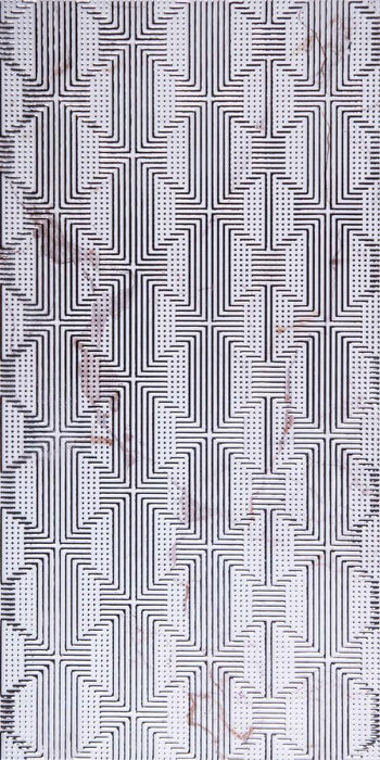 DECOR 30X60 MARKINA PRINT WHITE