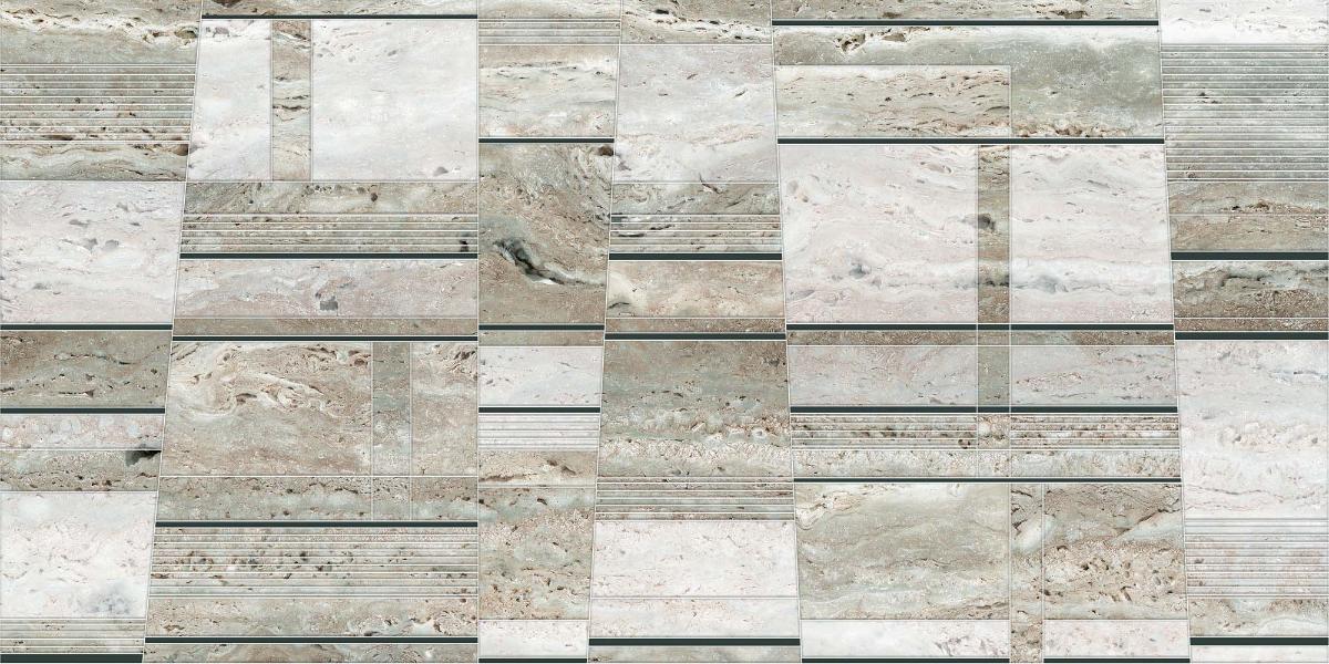DECOR 30X60 GRASS GEOMETRIC GRAY