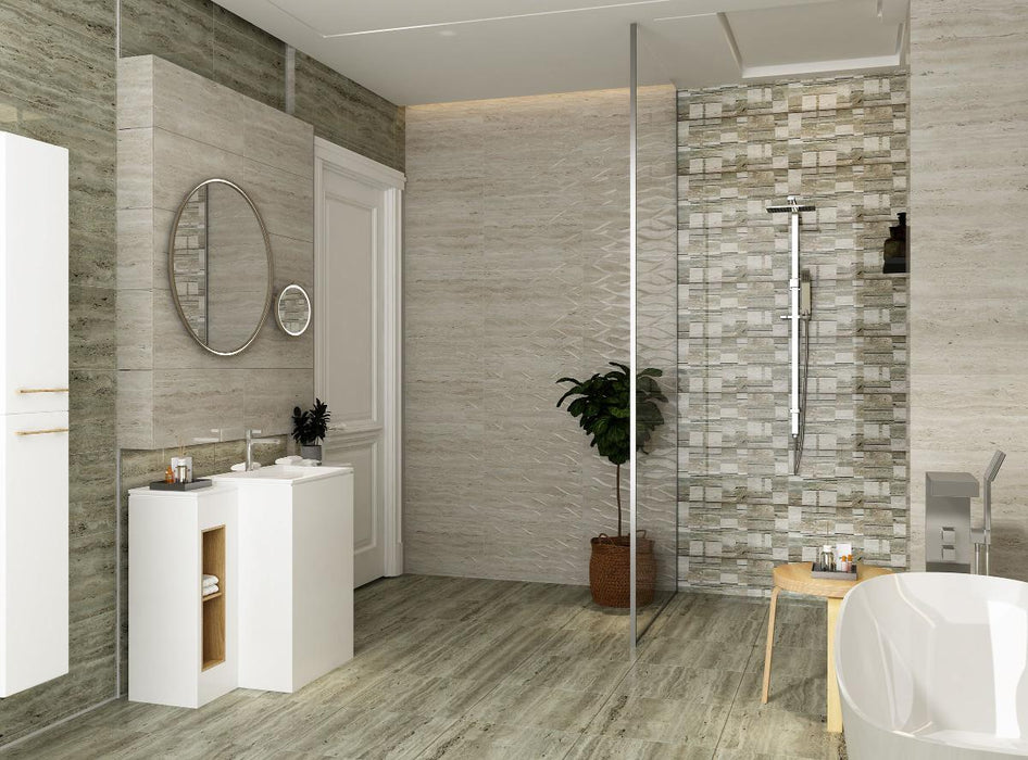 WALL TILE 30X60 GRASS GRAY