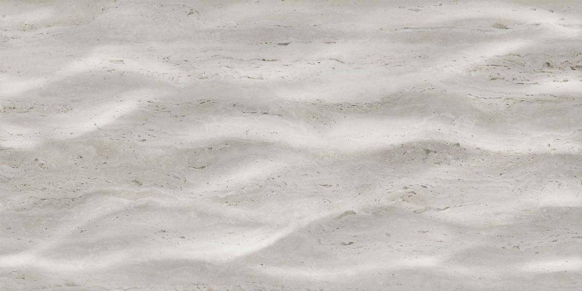 WALL TILE GRASS LEAVES LIGHT GRAY