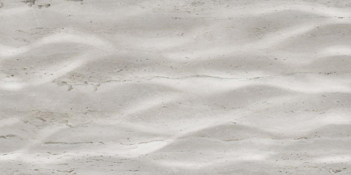 WALL TILE GRASS LEAVES LIGHT GRAY